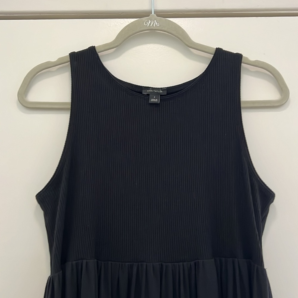 Ann Taylor black midi dress - Picture 4 of 6